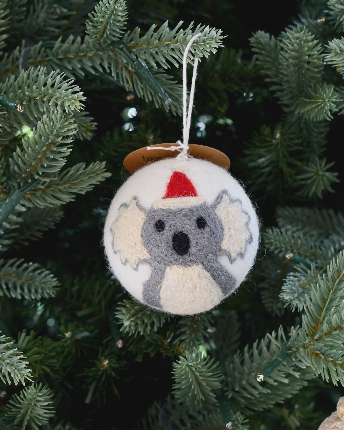 Felt Christmas Bauble Ornament - Koala