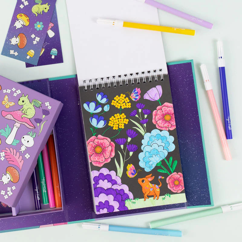 Tiger Tribe Mystical Forest Colouring Set - The Toy Station