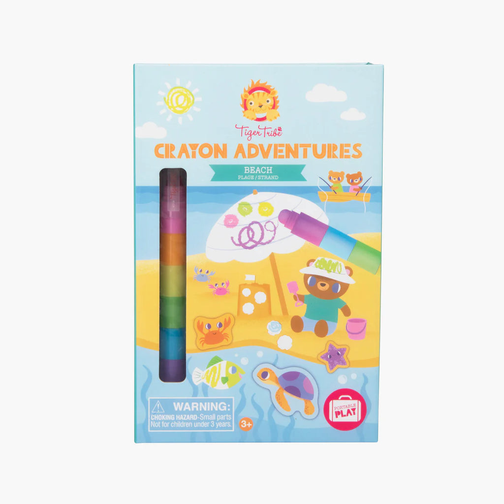 Tiger Tribe Crayon Adventures - Beach - The Toy Station