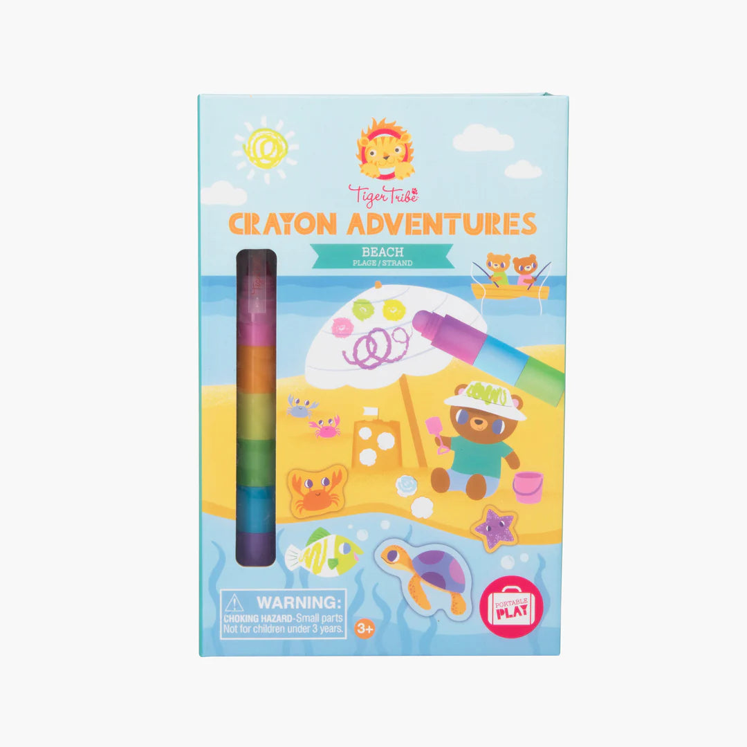 Tiger Tribe Crayon Adventures - Beach - The Toy Station