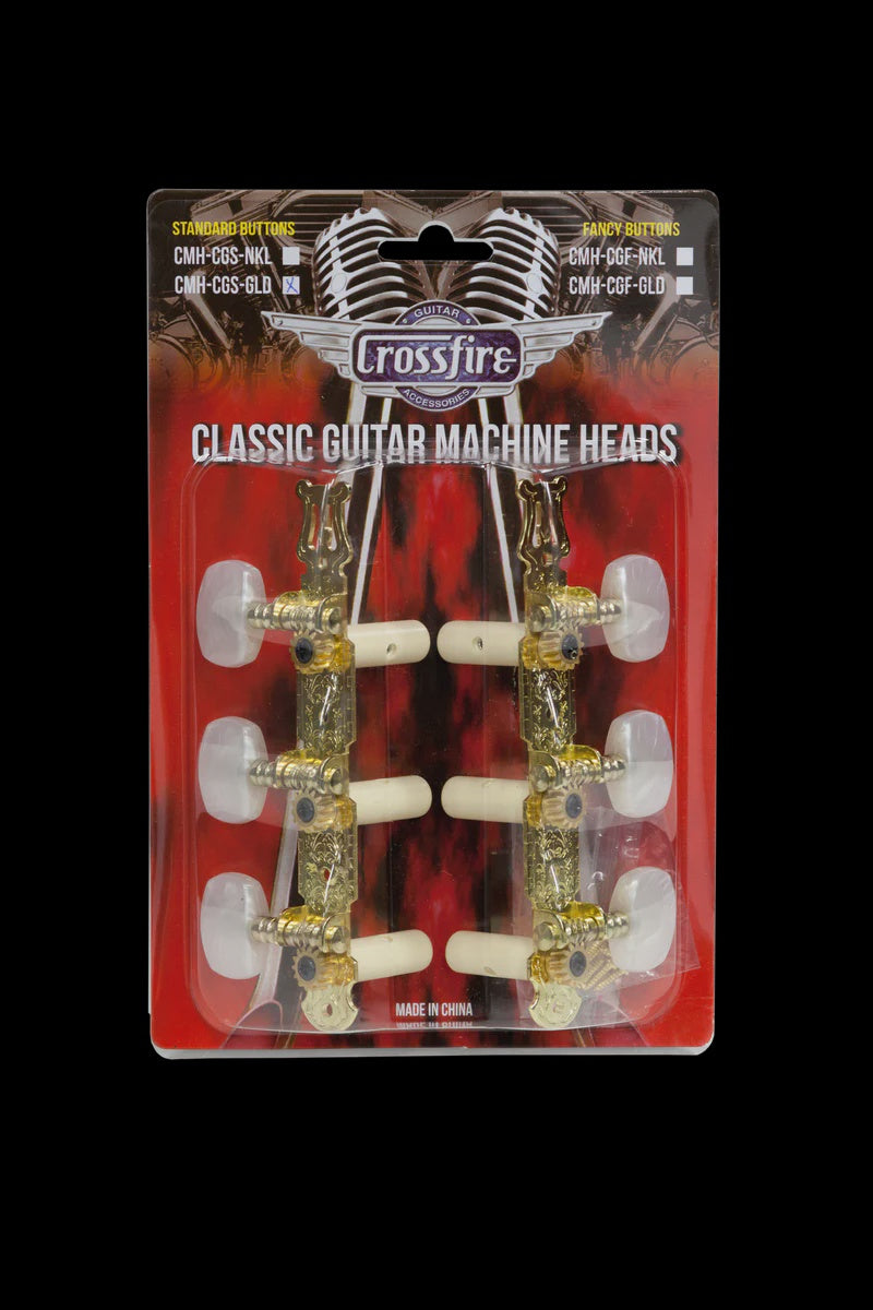 Classical Guitar Machine Heads - Gold - The Toy Station