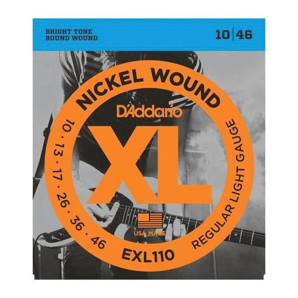 D’Addario EXL110 Electric Guitar Strings 10-46 Regular Light