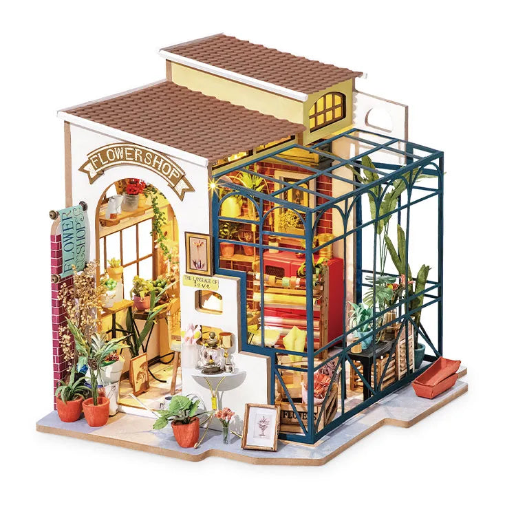 DIY Mini House Emily's Flower Shop - The Toy Station