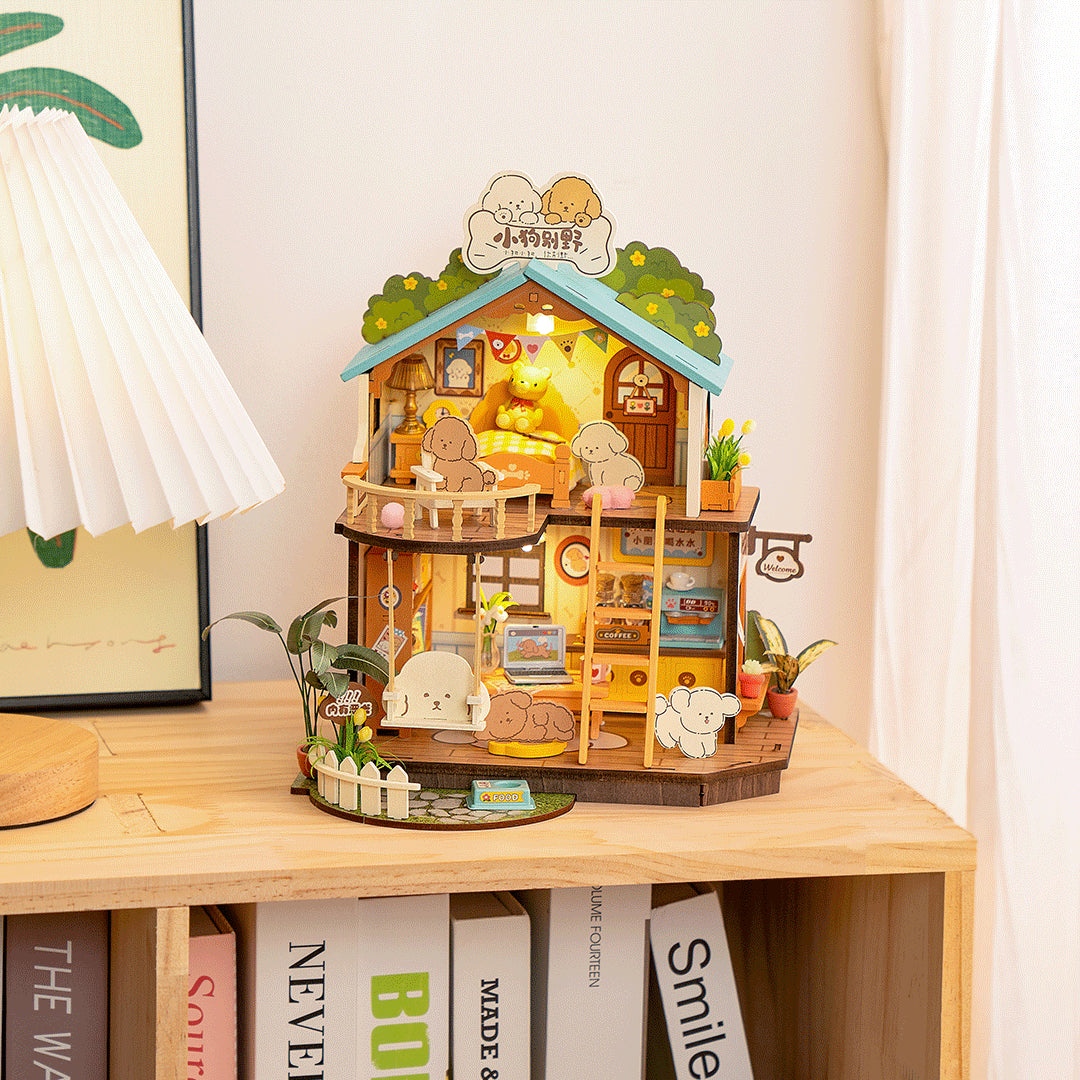 DIY Mini House - Puppy's Cozy Villa - The Toy Station