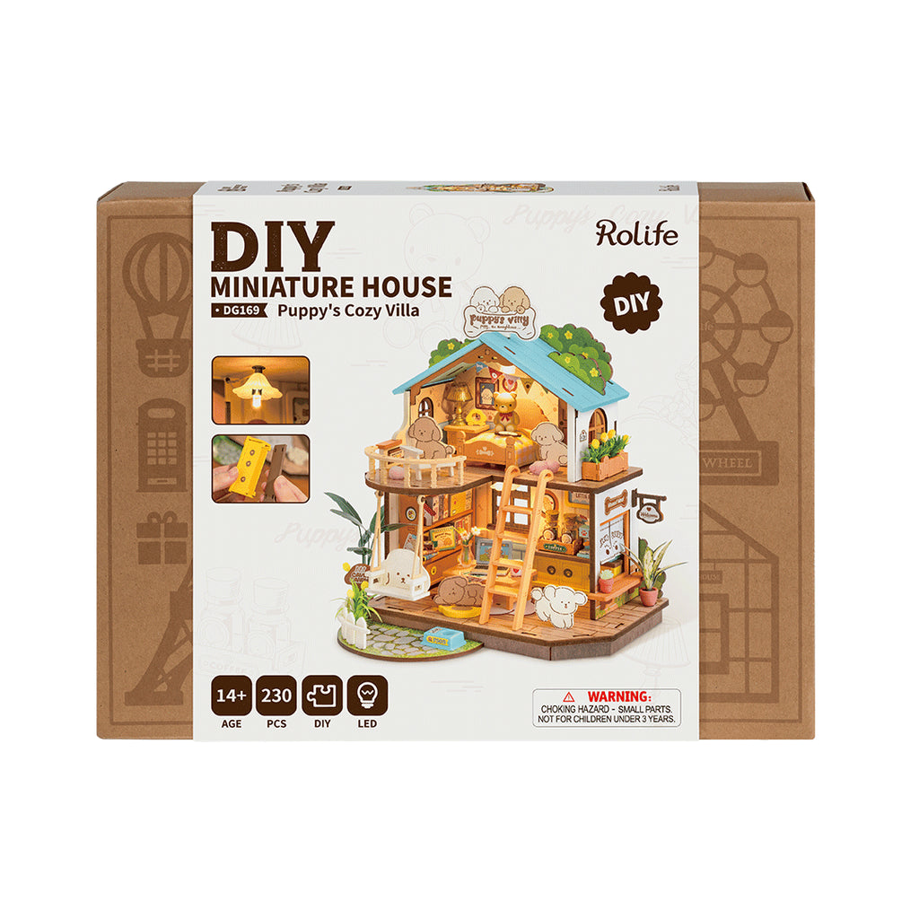 DIY Mini House - Puppy's Cozy Villa - The Toy Station