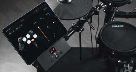 NU-X DM110 Portable 8-Piece Electronic Drum Kit with Mesh Heads