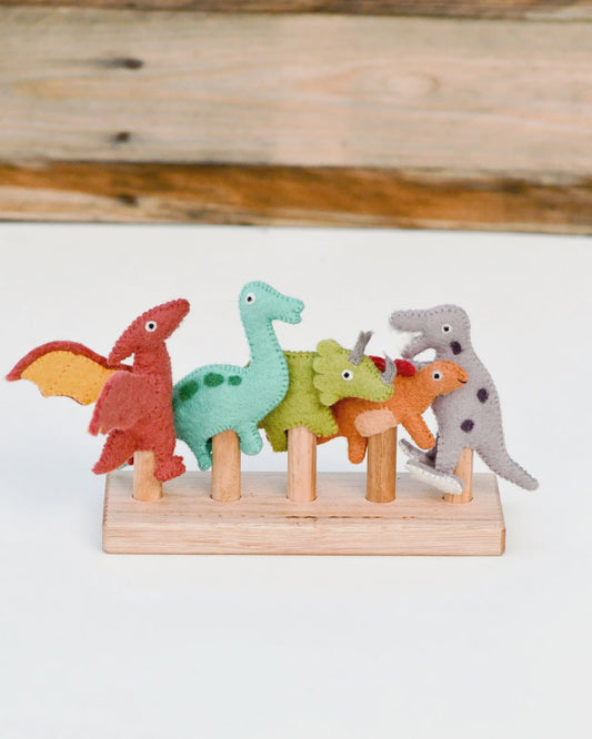 Dinosaur Finger Puppets Set - The Toy Station