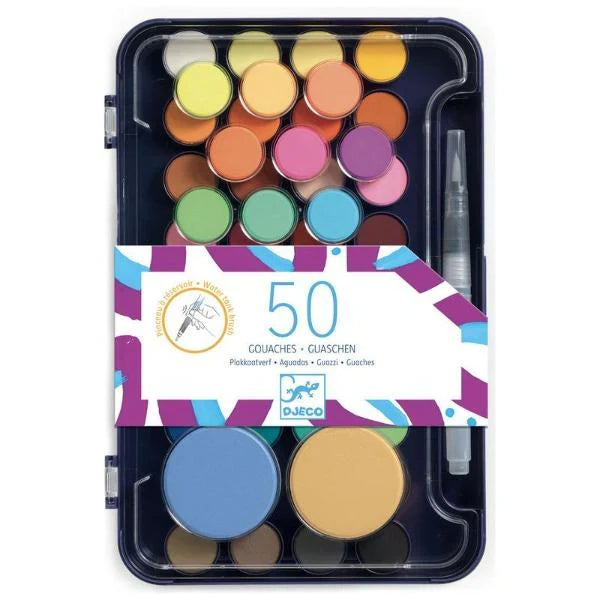 Djeco Artist's Palete Gouahes 50pc