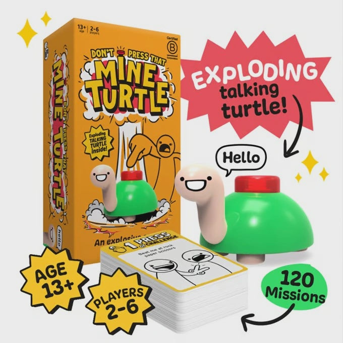 Don't Press That Mine Turtle - The Toy Station