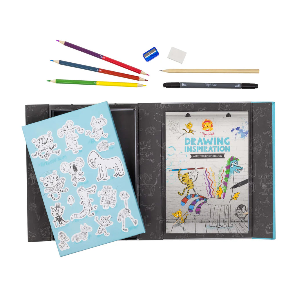Tiger Tribe Drawing Inspiration-Guides Sketchbook - The Toy Station