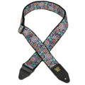 Classic Jacquard Guitar Strap - Evening Bloom