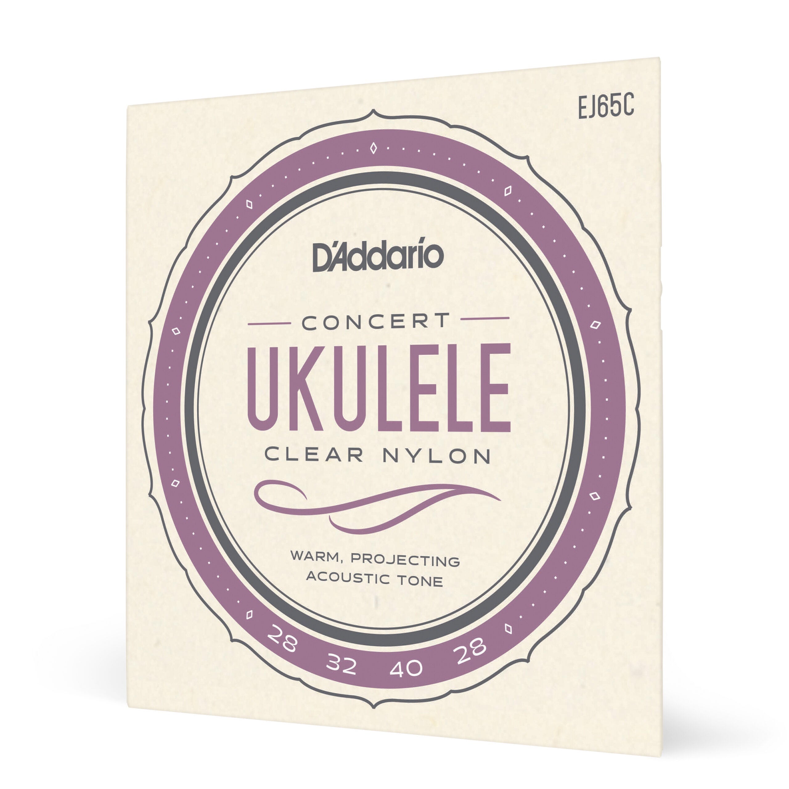 D’Addario EJ65C Pro-Arté Custom Extruded Nylon Concert Ukulele Strings - The Toy Station