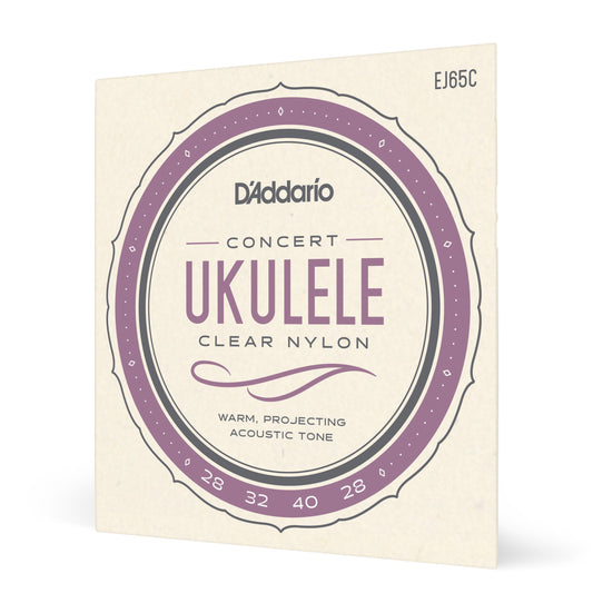 D’Addario EJ65C Pro-Arté Custom Extruded Nylon Concert Ukulele Strings