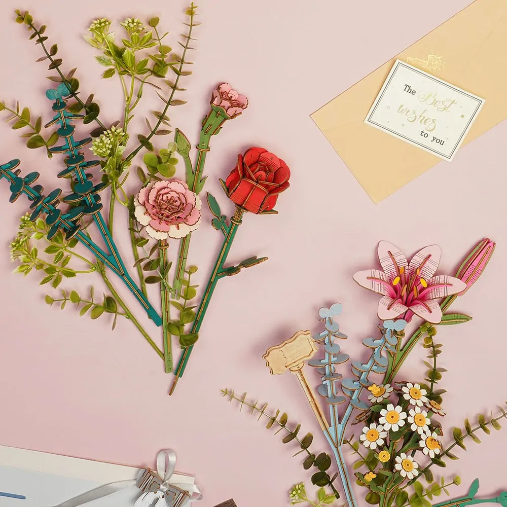 Rowood Wood Bloom Flower Basket - The Toy Station