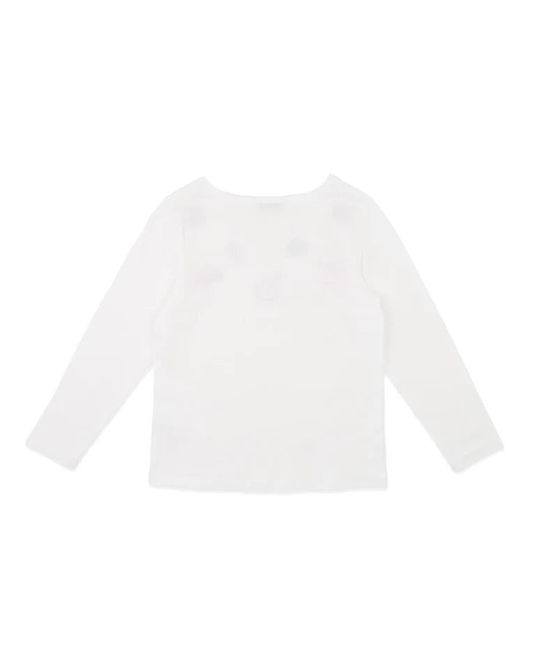 Fox & Finch ORCHARD BLOOM EMB. FRUIT LS TEE 3-7 YRS