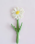 Felt White Daisy Flower