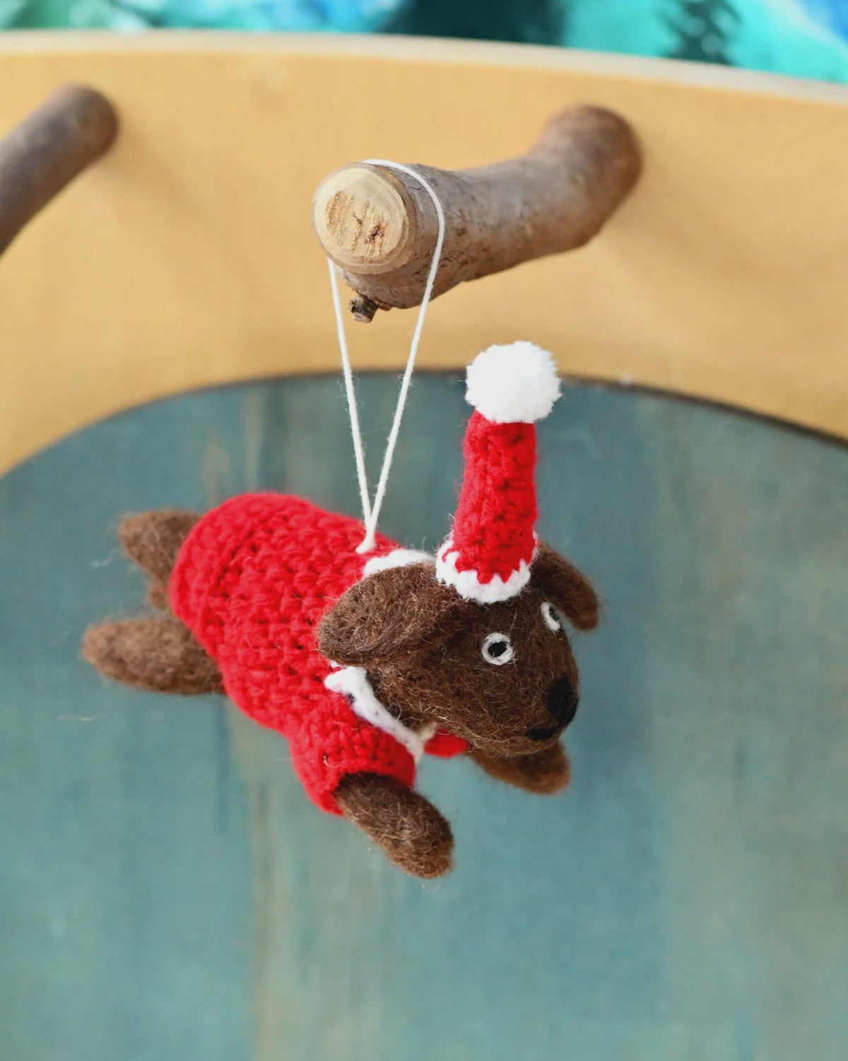 Felt Christmas Dachshund Sausage Dog