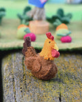 Felt Chicken Farm Animal Toy - The Toy Station