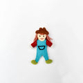Felt Female Farmer - The Toy Station