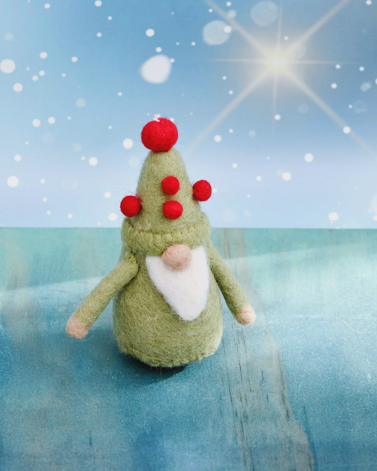 Felt  Gnome Ornament - Assorted Colours