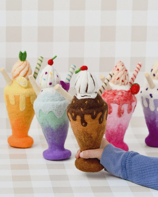 Felt Milkshake Play Food