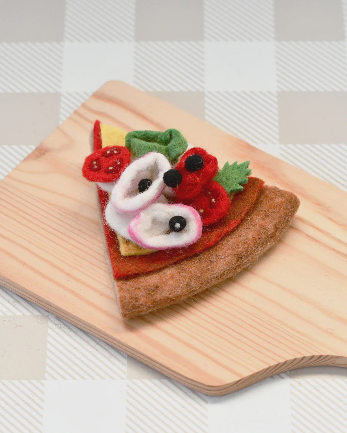Felt Mediterranean Pizza Slice