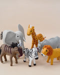 Felt Safari Animal Toys (Set of 6) - The Toy Station