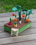 Felt Garden Planter Box with Plants and Vegtables - The Toy Station