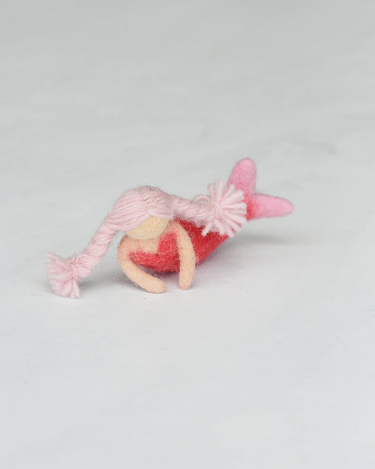 Felt Waldorf Mermaid - Pink Hair