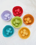 Colourful Felt Colour Sorter Balls and Bowls - The Toy Station