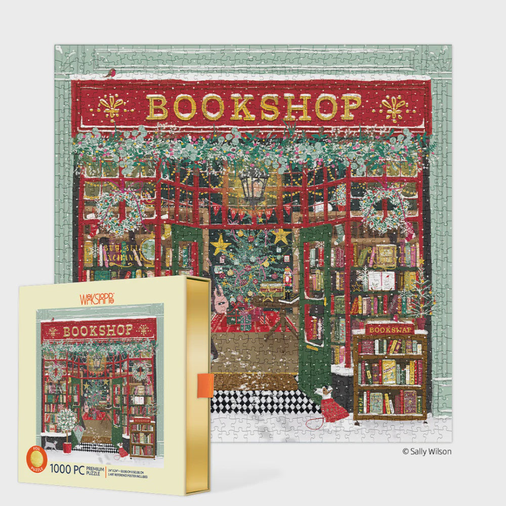 Werkshoppe Festive Bookshop Premium 1000Pc Puzzle