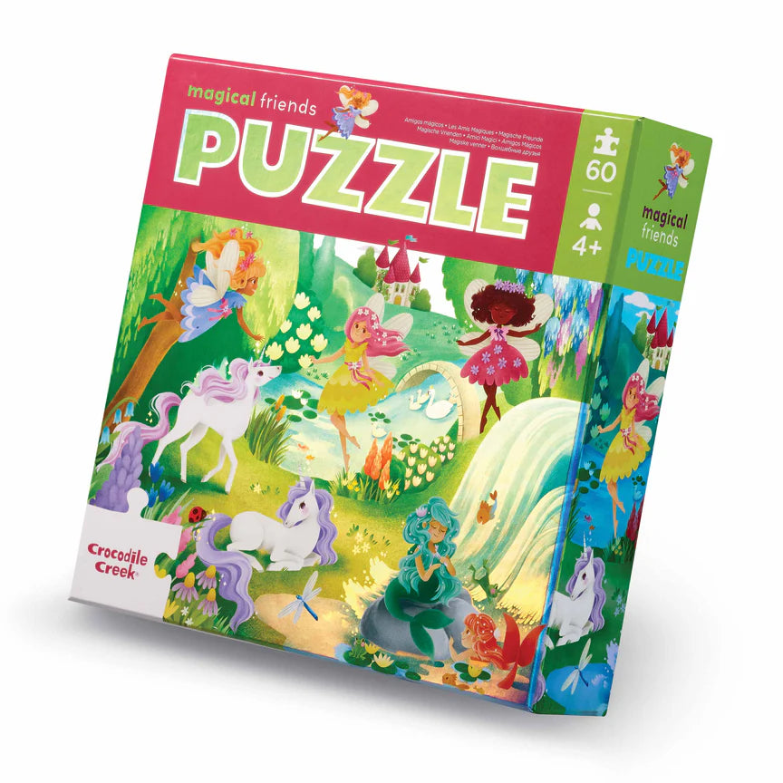Crocodile Creek Foil 60pc Puzzle - The Toy Station