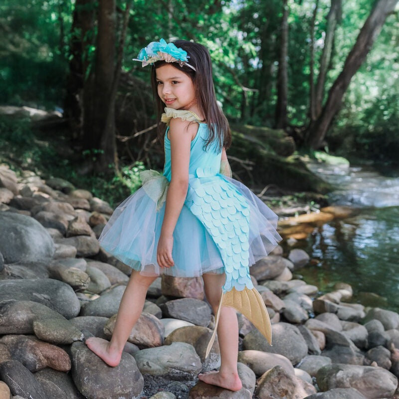 Mermalicious Dress with Tail Size 5-6
