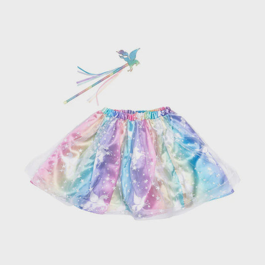 Enchanted Unicorn Skirt & Wand Set Size 4-6 - The Toy Station