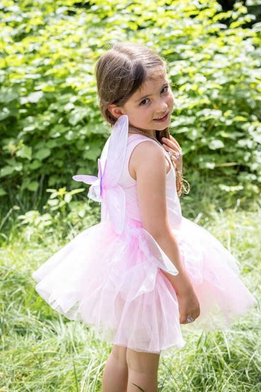 Pink Flutter Butterfly Skirt & Wings Size 4-6 - The Toy Station