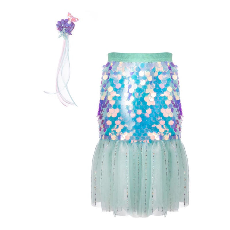 Bling Bling Mermaid Skirt and Clip Set Size 4-6