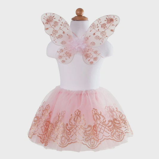 Rose Gold Tutu & Wings Set Size 4-6