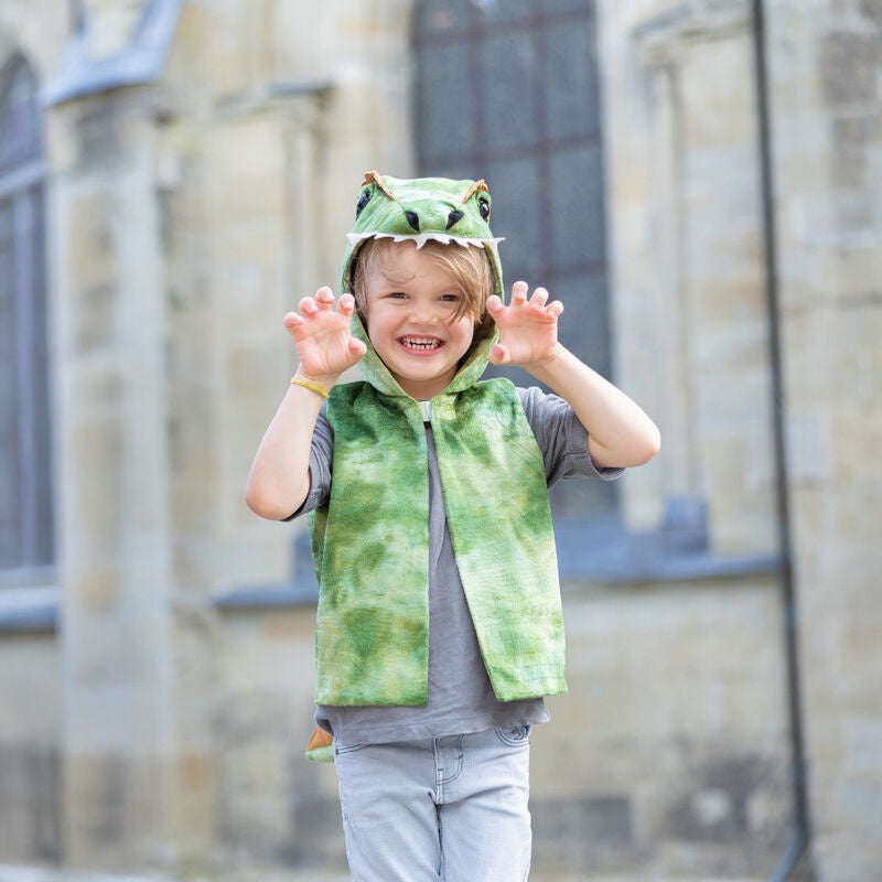 Great Pretenders - All Day Green Dino Vest Size 3-4