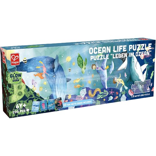 Ocean Life Glow in the Dark Puzzle 200pc - The Toy Station
