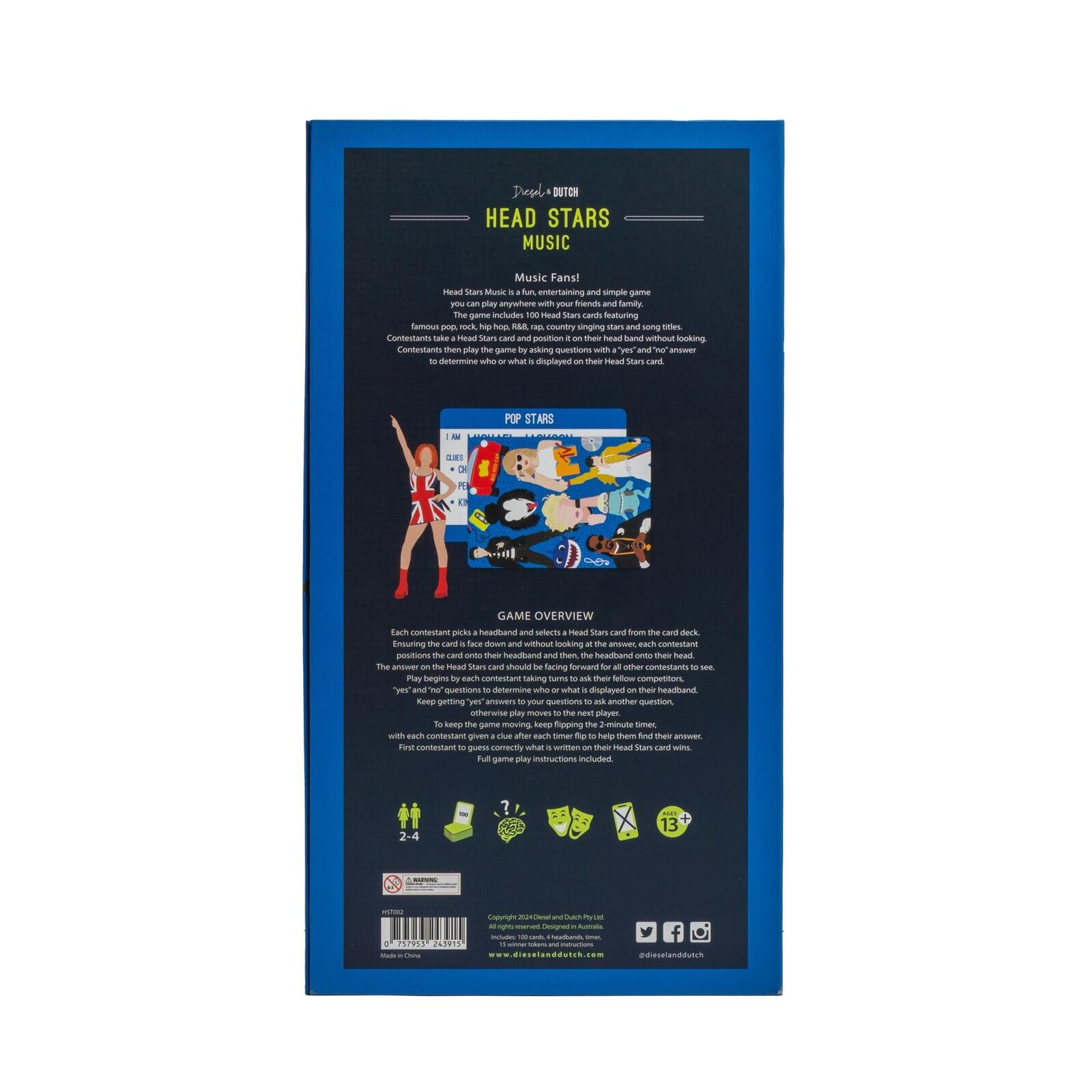 Diesel & Dutch Head Stars Game - The Toy Station