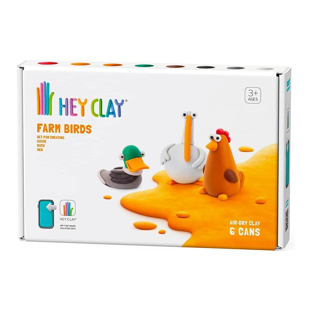 Hey Clay Boxed Set 6 Cans - The Toy Station