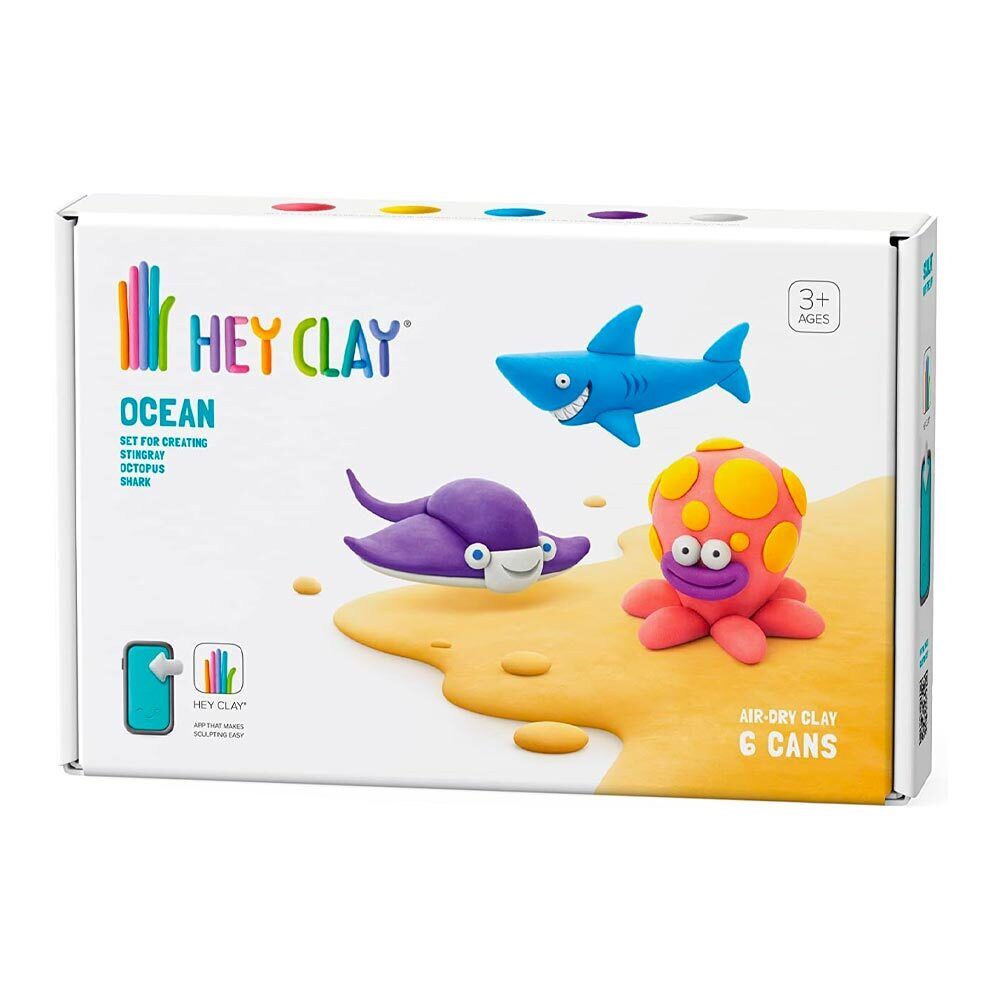 Hey Clay Boxed Set 6 Cans - The Toy Station