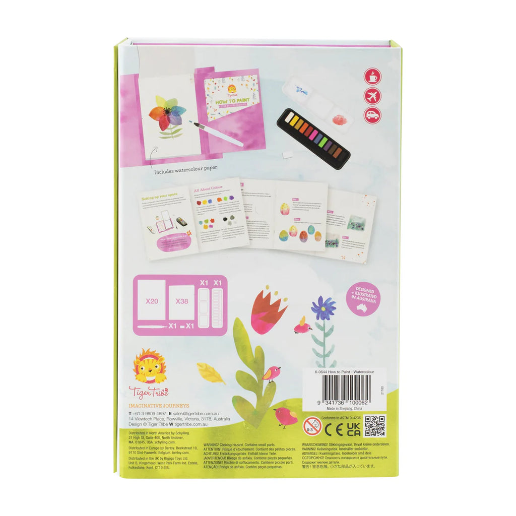 Tiger Tribe How to Paint Watercolour - The Toy Station