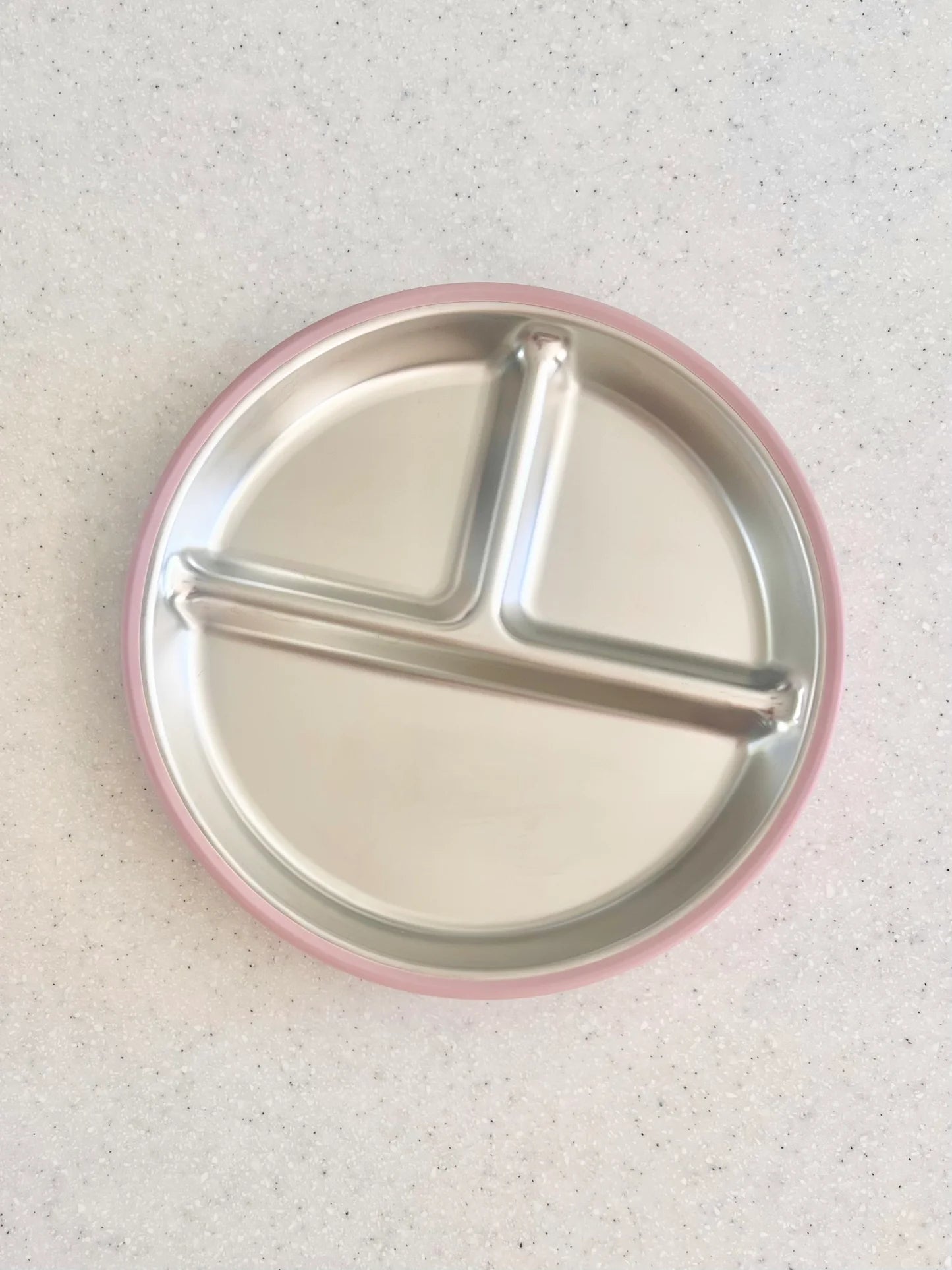 Cuddle Bug & Co Stainless Steel Plate with Silicone Suction