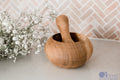 Wooden Pestle and Mortar