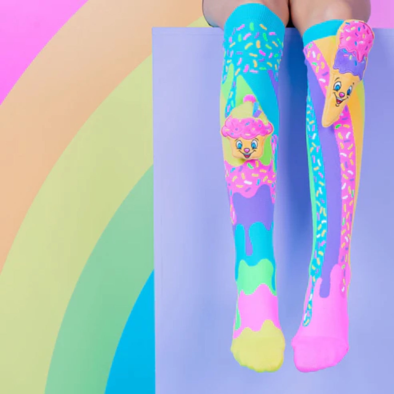Ice-Cream & Cupcake Socks Toddler Size 3-5 - The Toy Station