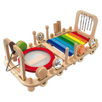 Wooden Melody Bench & Wall Toy