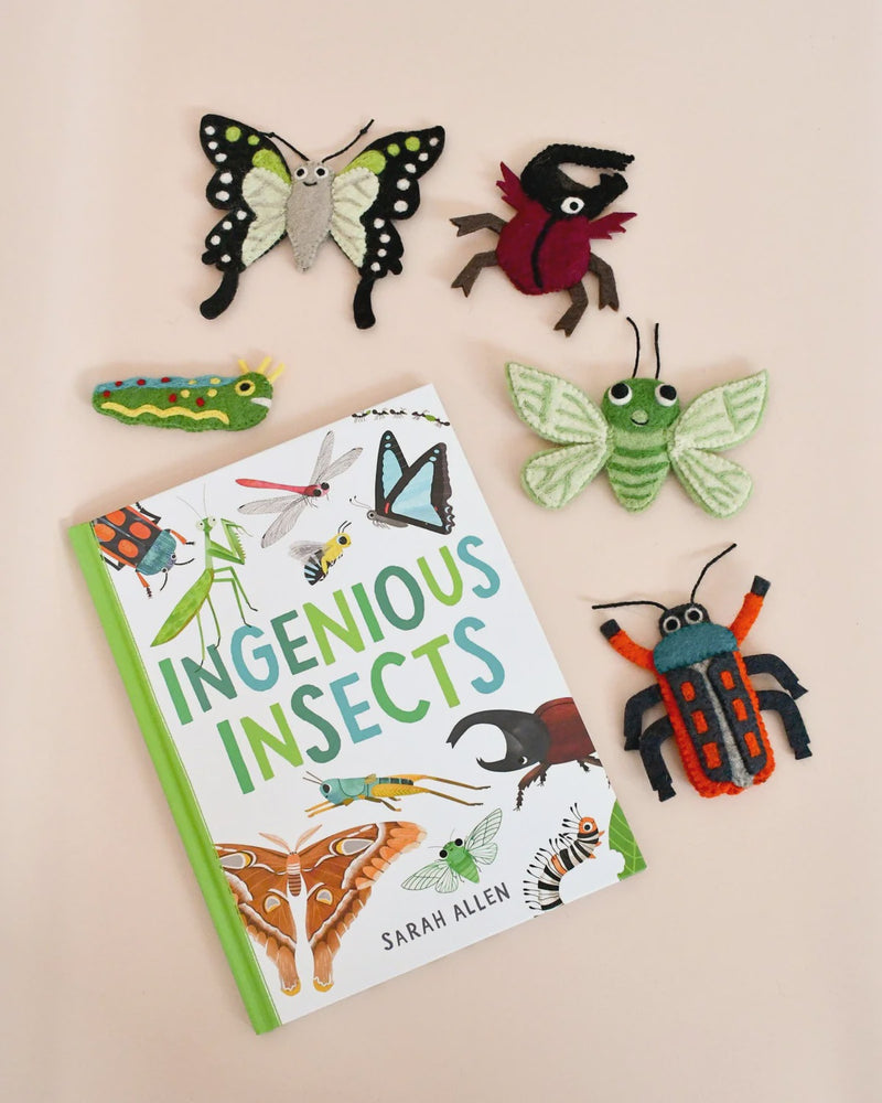 Ingenious Insects - Finger Puppet and Book Set by Sarah Allen - The Toy Station