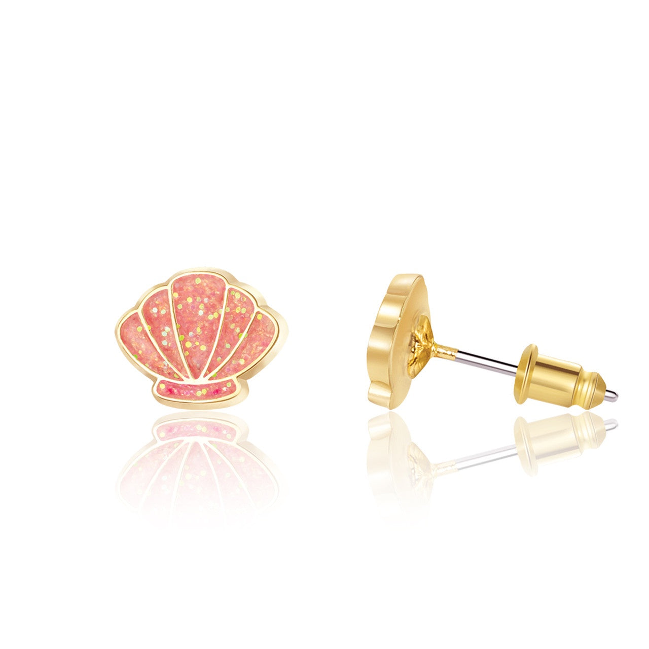 Girl Nation Studs - Shell-abrate
