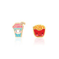 Girl Nation Enamel Stud - Sweet & Salty Perfect Pair